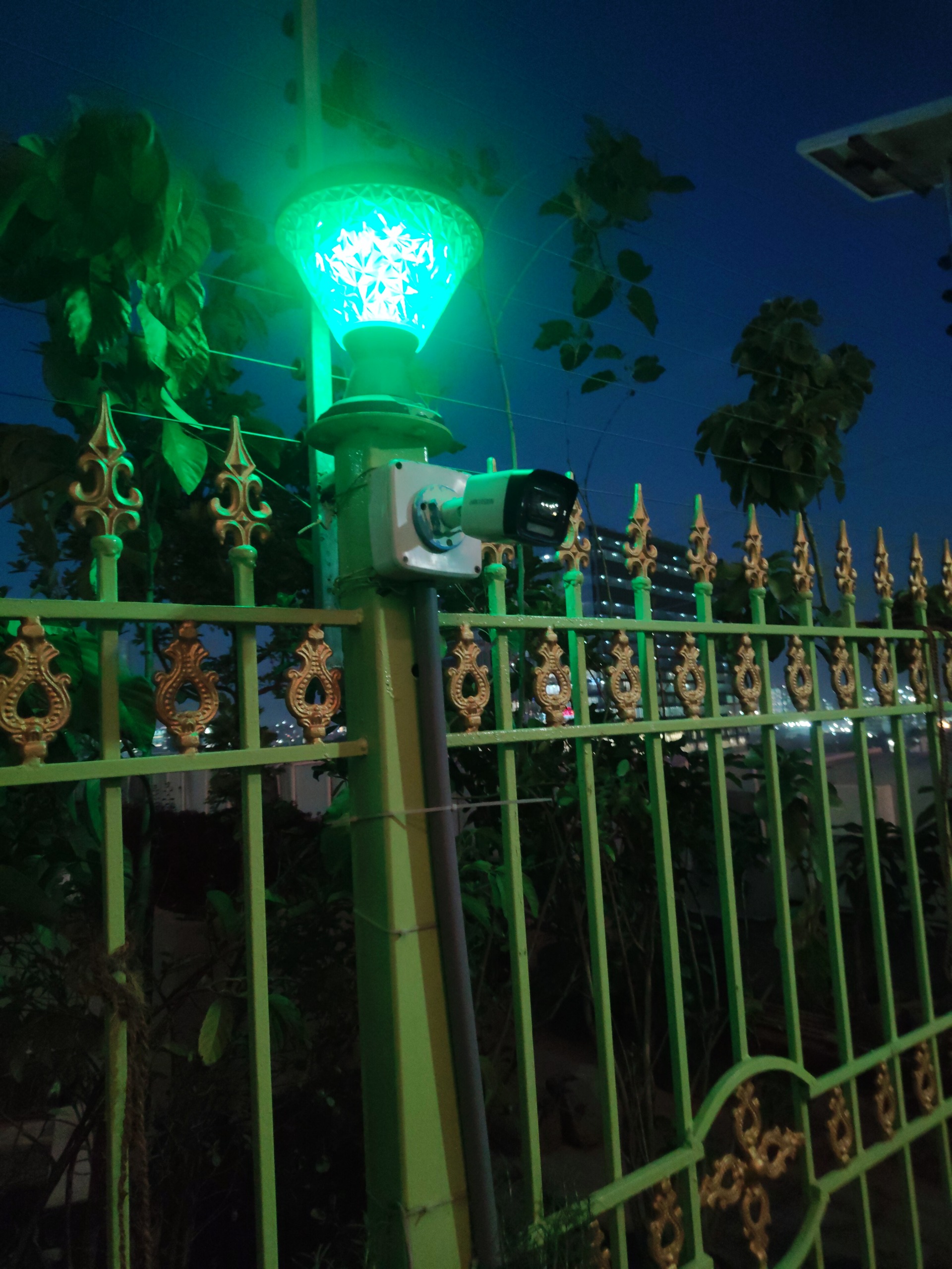 wireless/WiFi CCTV camera installation proof in Nanakramguda Hyderabad by WeSet