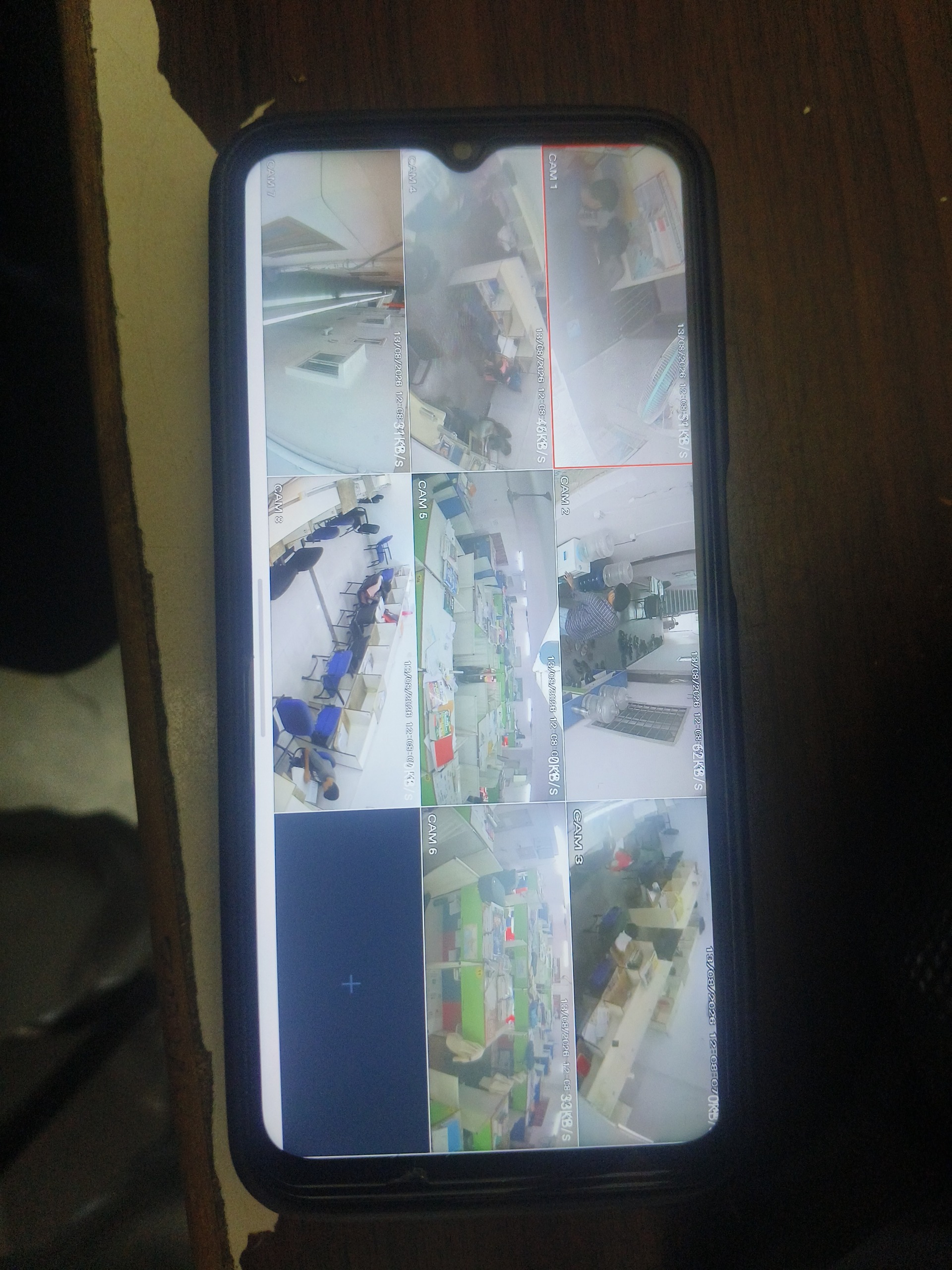 CCTV installation proof in Dsnr Hyderabad by WeSet