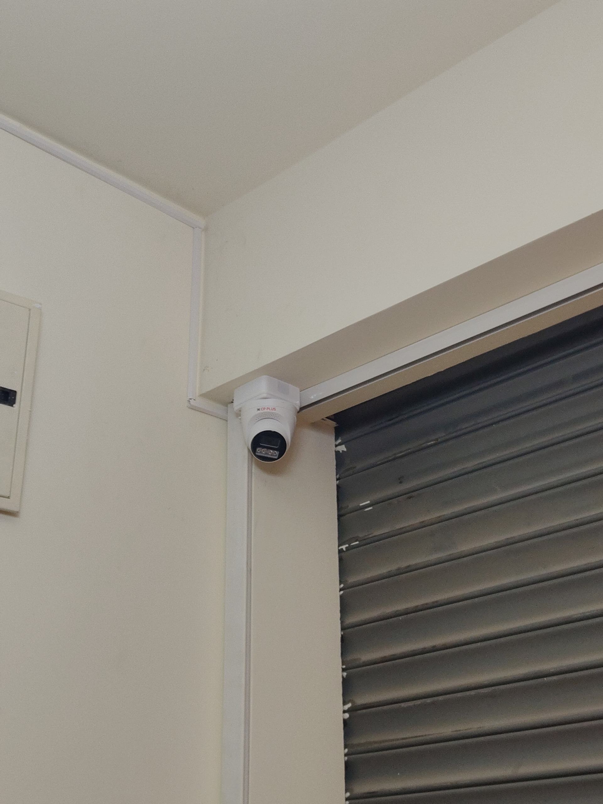 CCTV installation proof in Manikonda Hyderabad by WeSet with CP Plus