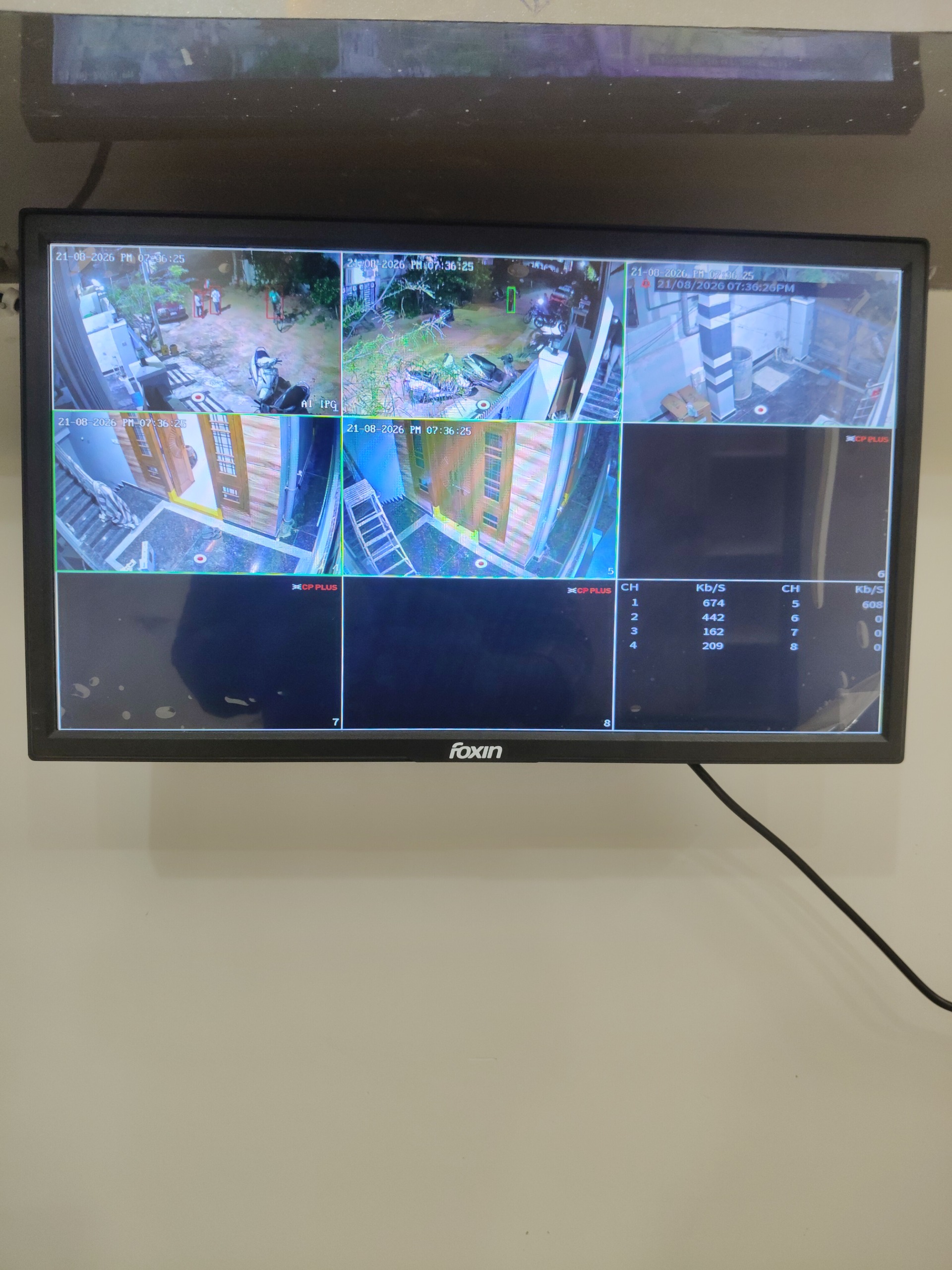 CCTV installation proof in Gurramguda Hyderabad by WeSet with CP Plus