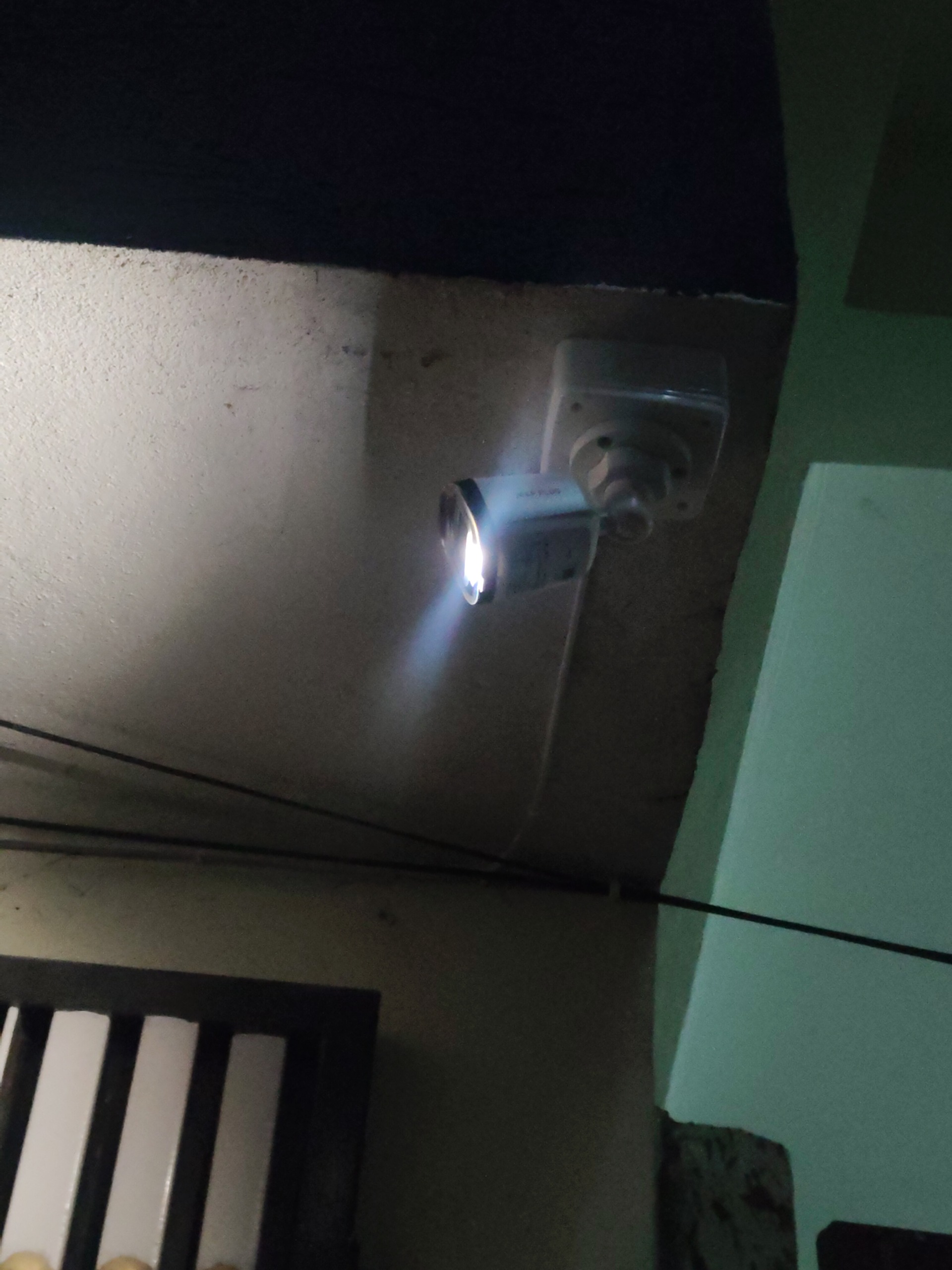 CCTV installation proof in Amberpet Hyderabad by WeSet