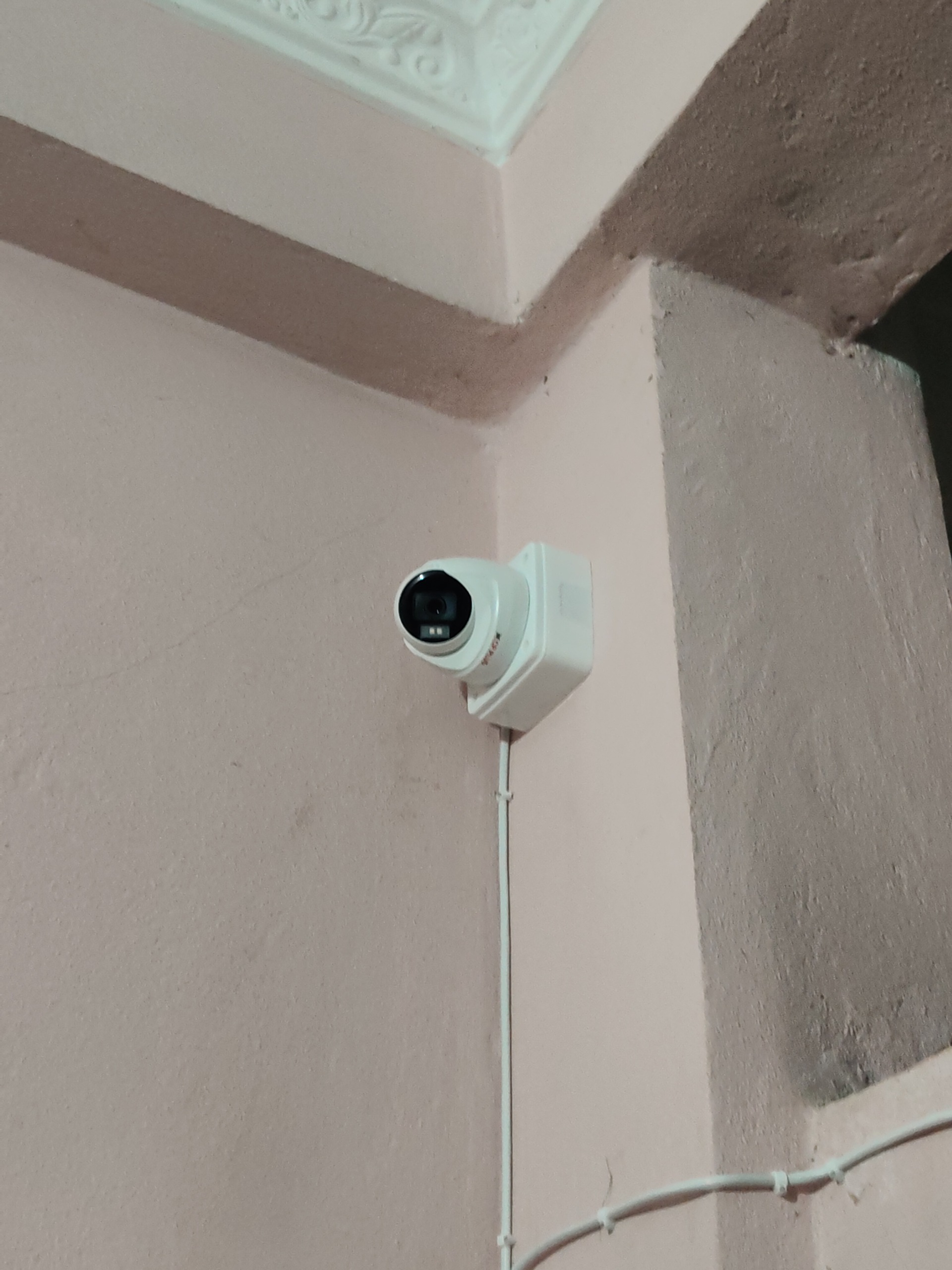 CCTV installation proof in Amberpet Hyderabad by WeSet