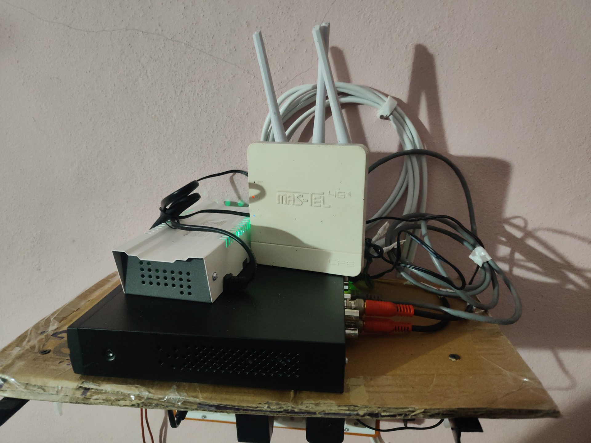 CCTV installation proof in Amberpet Hyderabad by WeSet