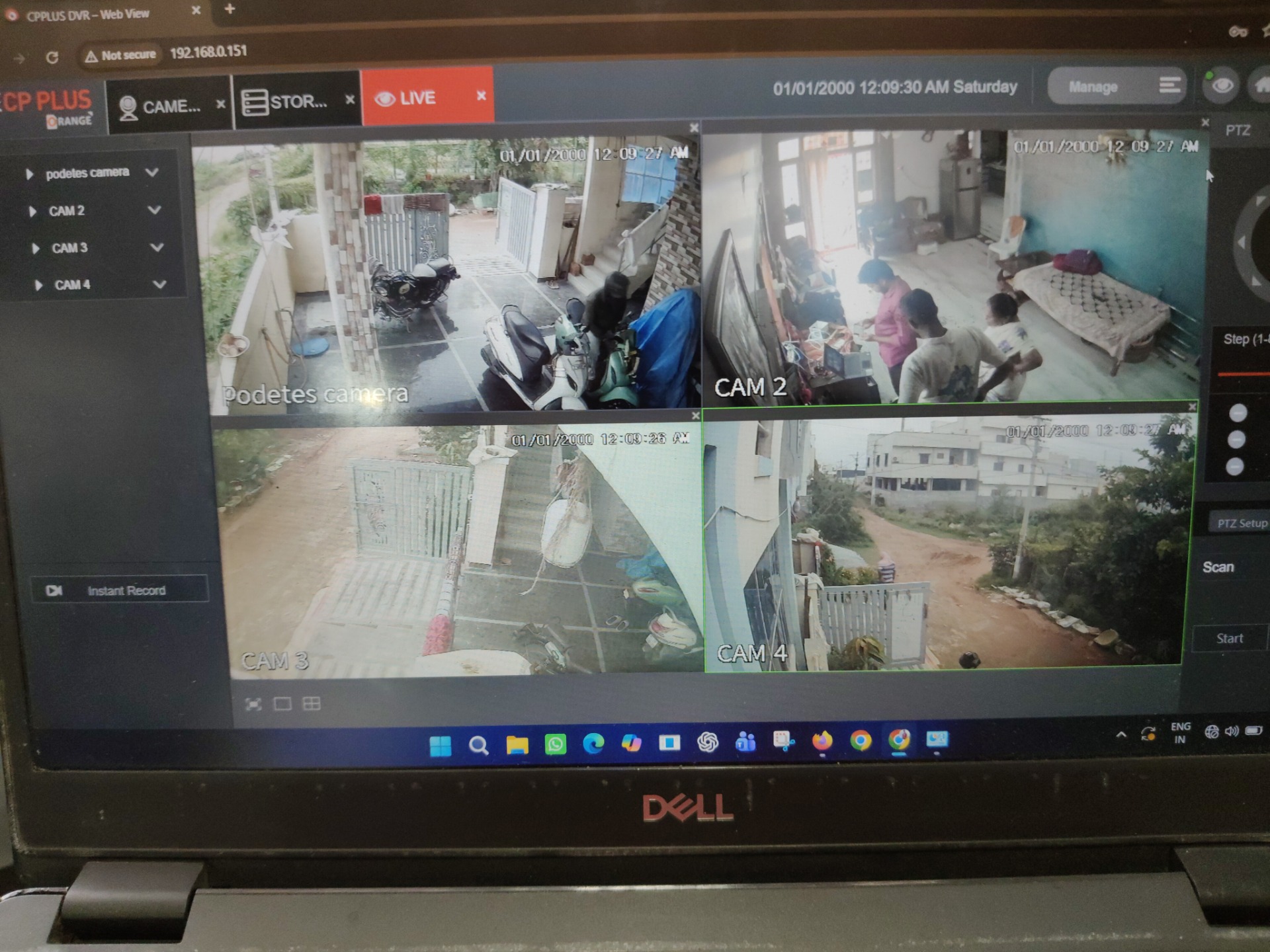 CCTV repair proof in Almasguda Hyderabad by WeSet