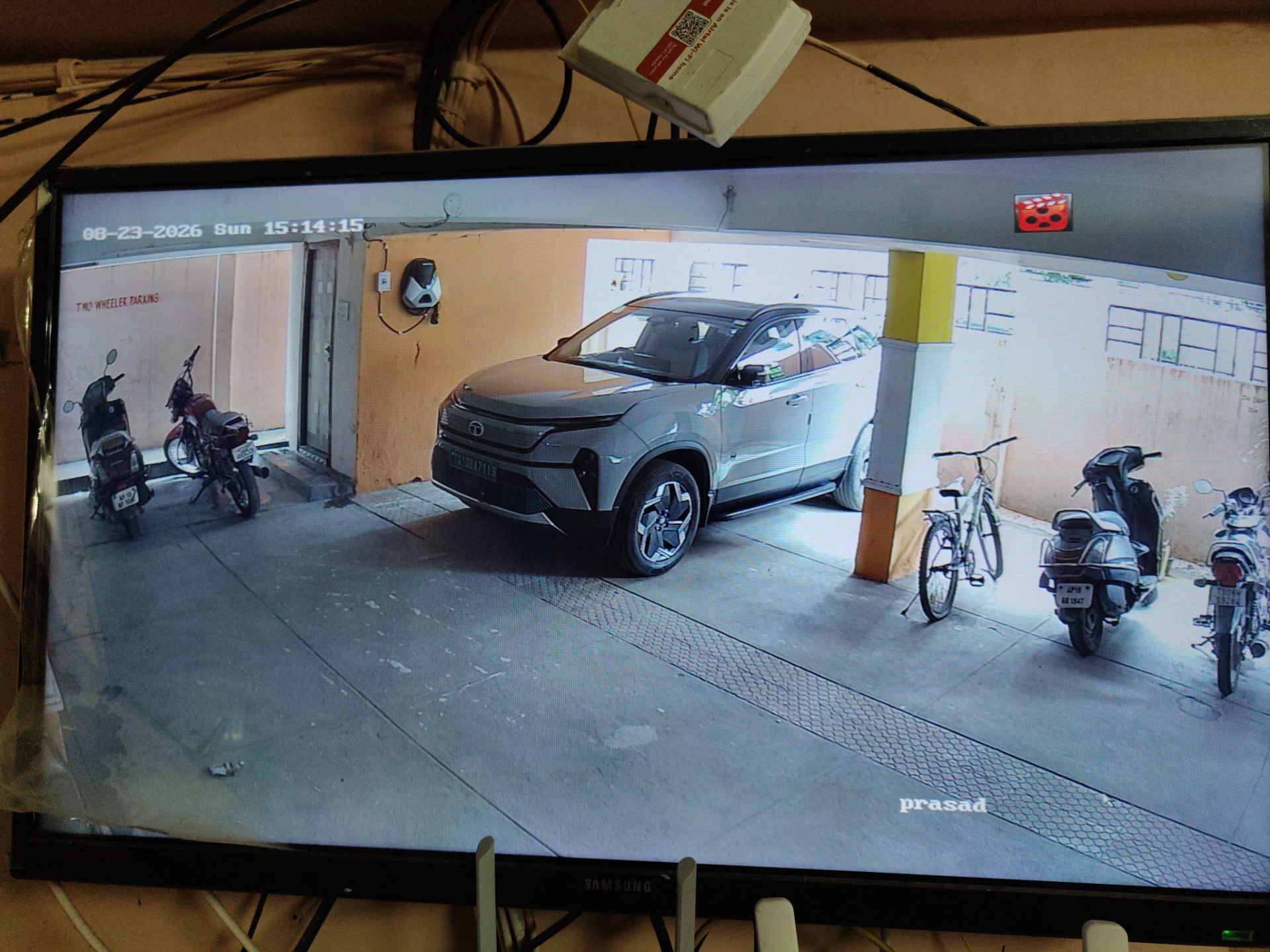 CCTV installation proof in Suchitra Hyderabad by WeSet