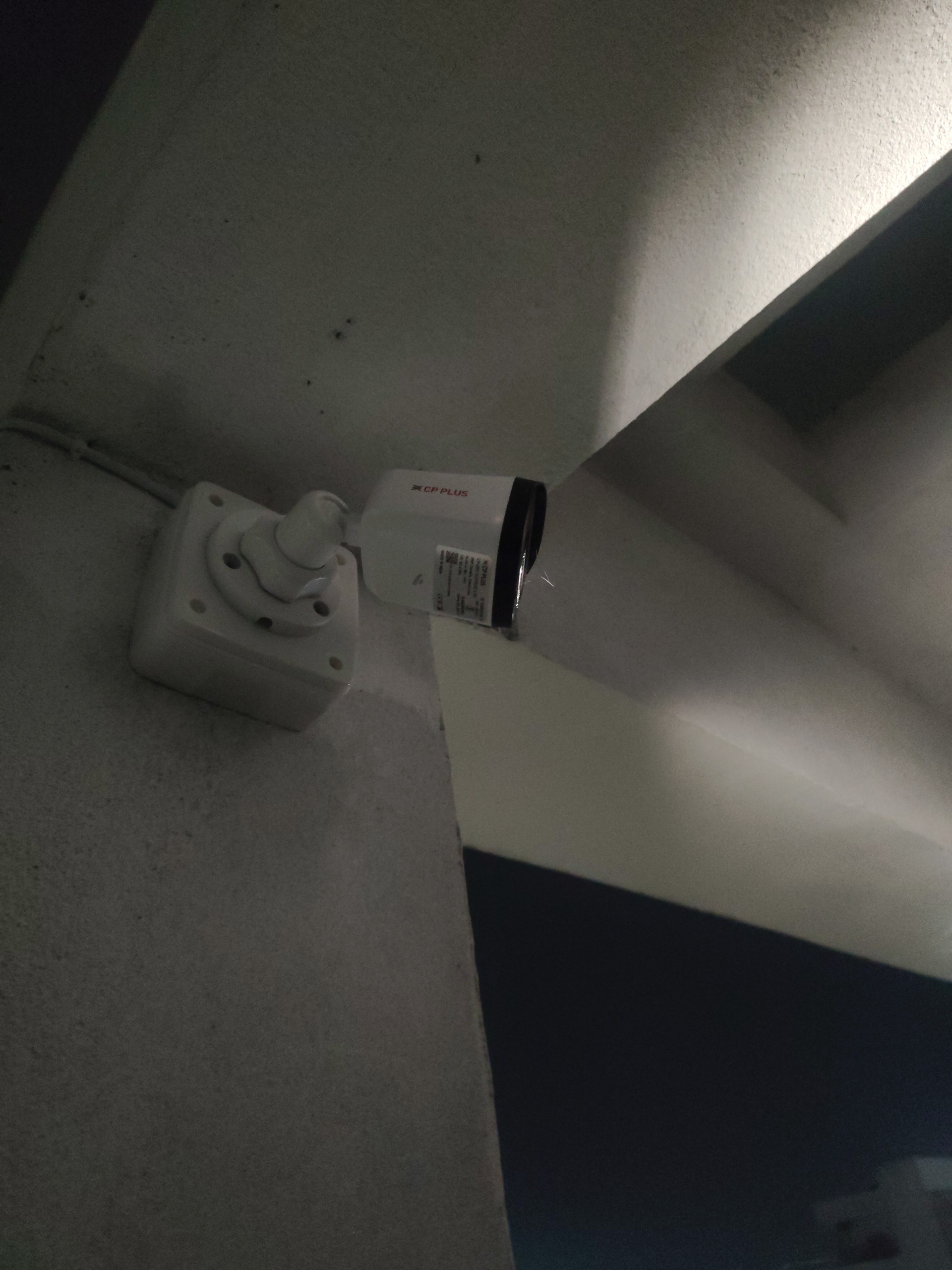 CCTV installation proof in Uppal Hyderabad by WeSet with CP Plus