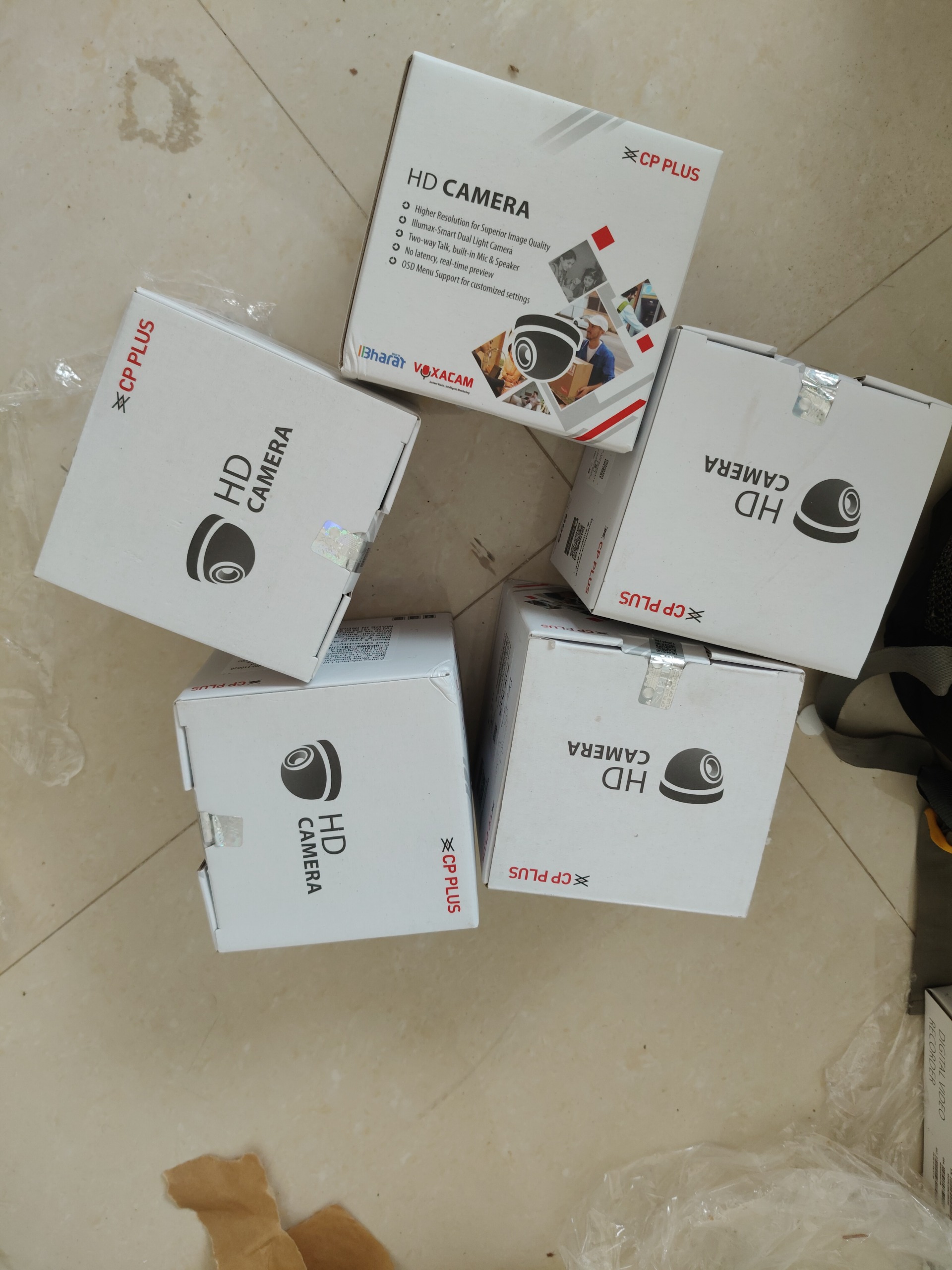 CCTV installation proof in Nallagandla Hyderabad by WeSet with CP Plus