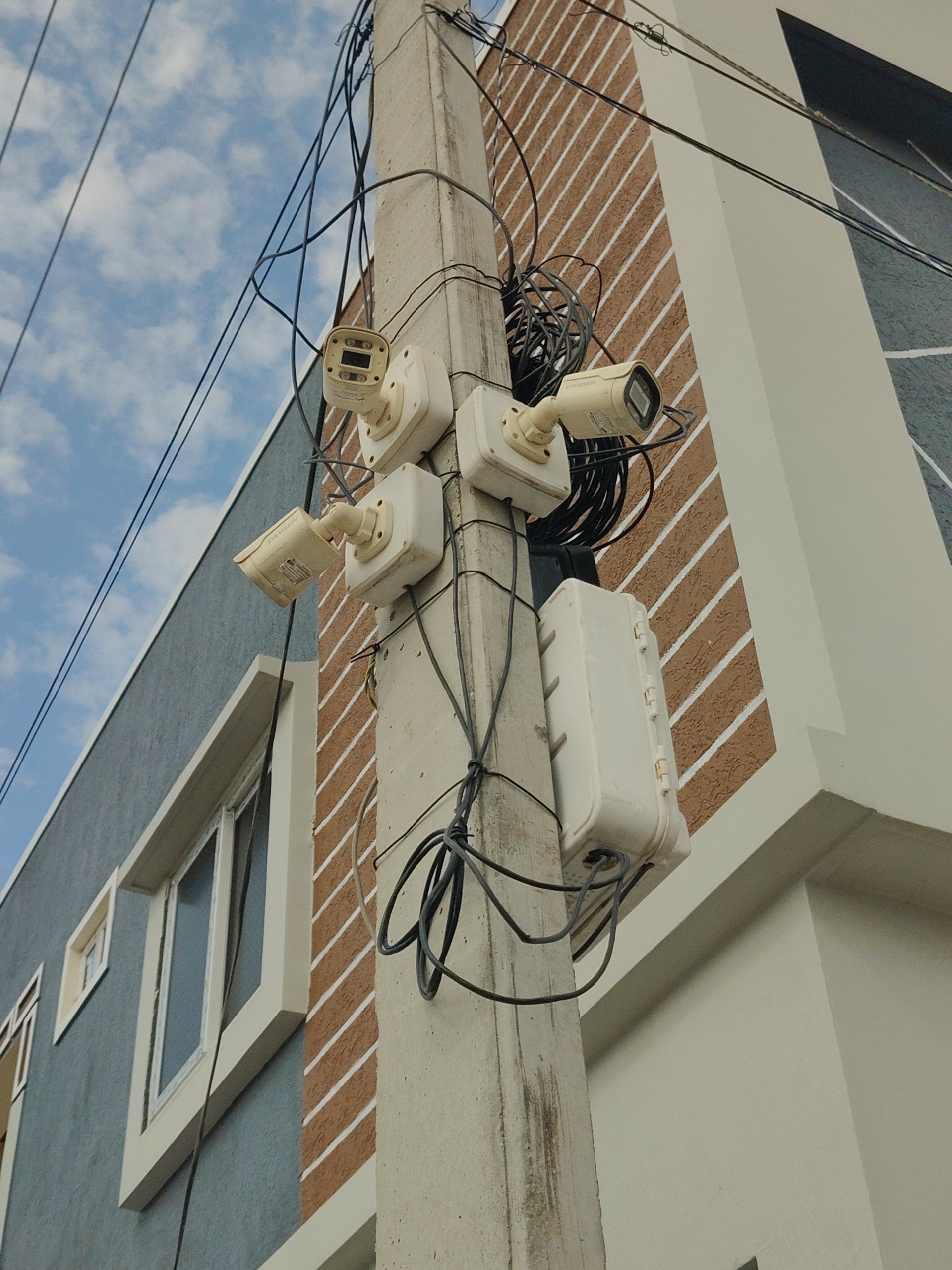 CCTV installation proof in Peerzadiguda Hyderabad by WeSet