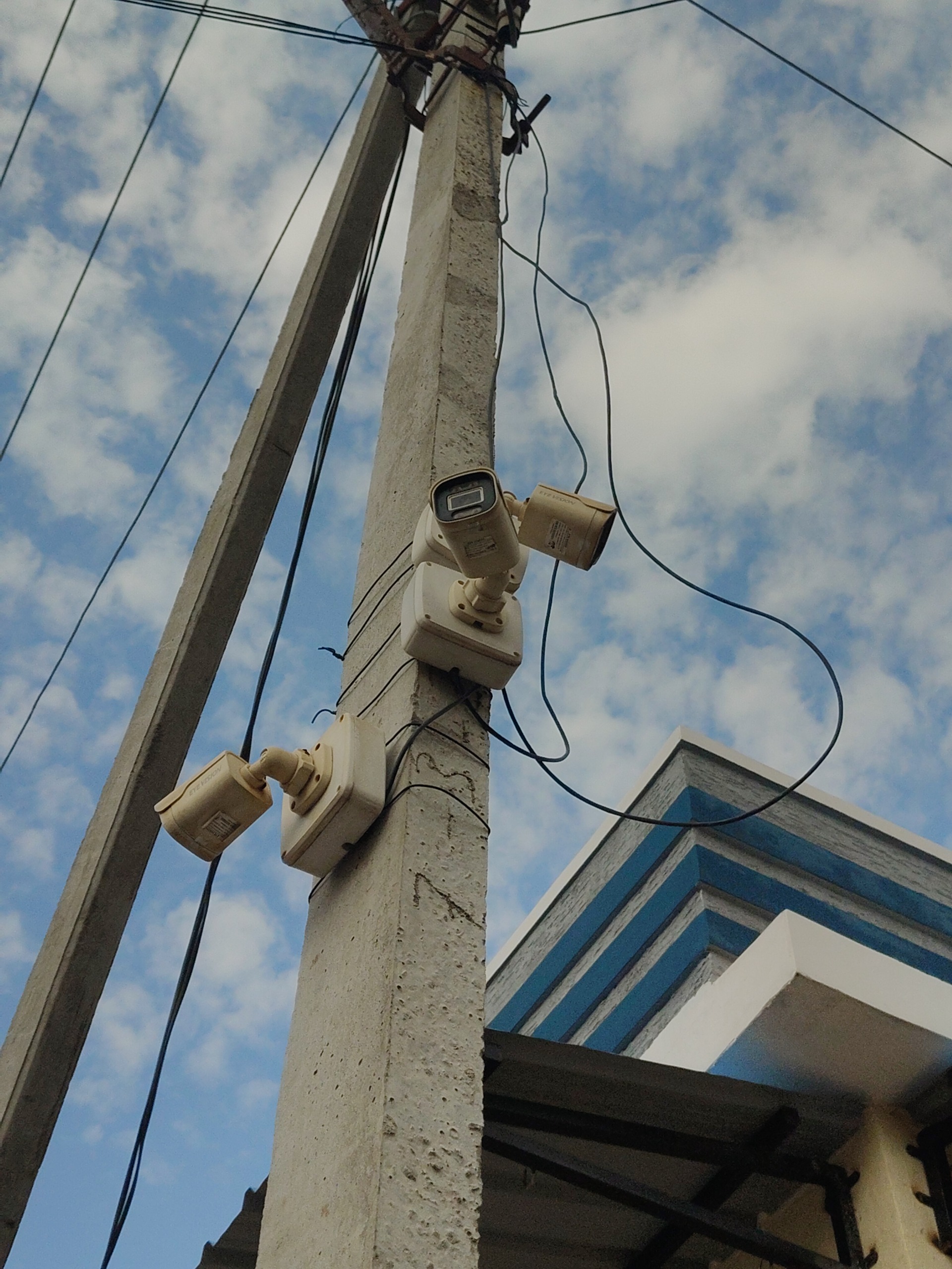 CCTV installation proof in Peerzadiguda Hyderabad by WeSet