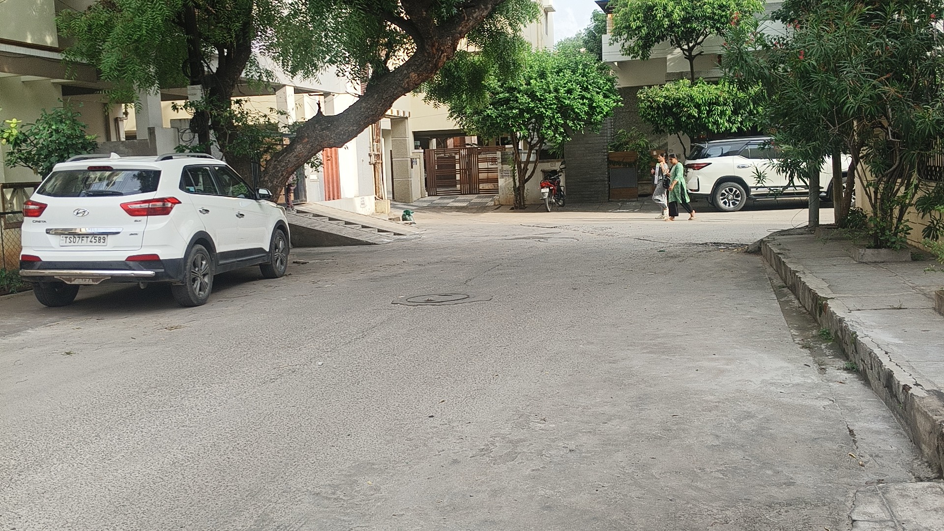 CCTV installation proof in Gadiannaram Hyderabad by WeSet
