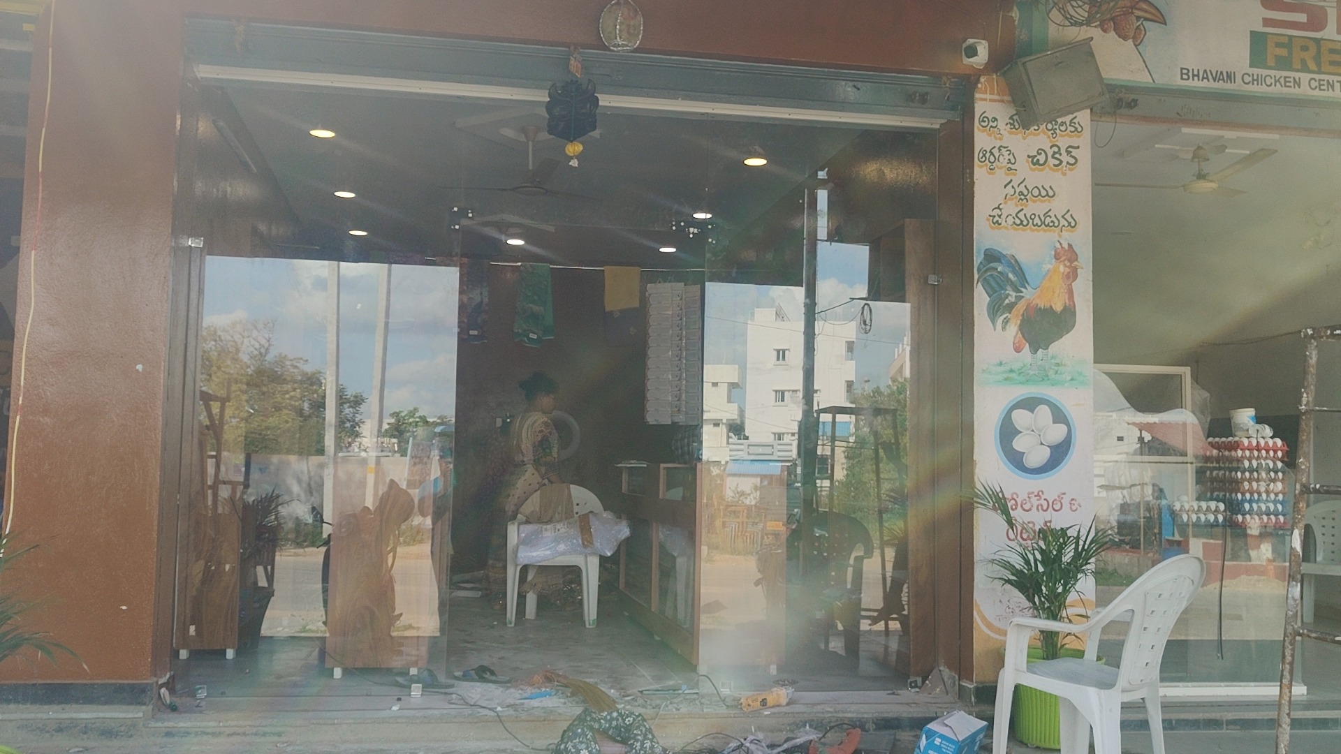 CCTV installation proof in Turkayamjal Hyderabad by WeSet