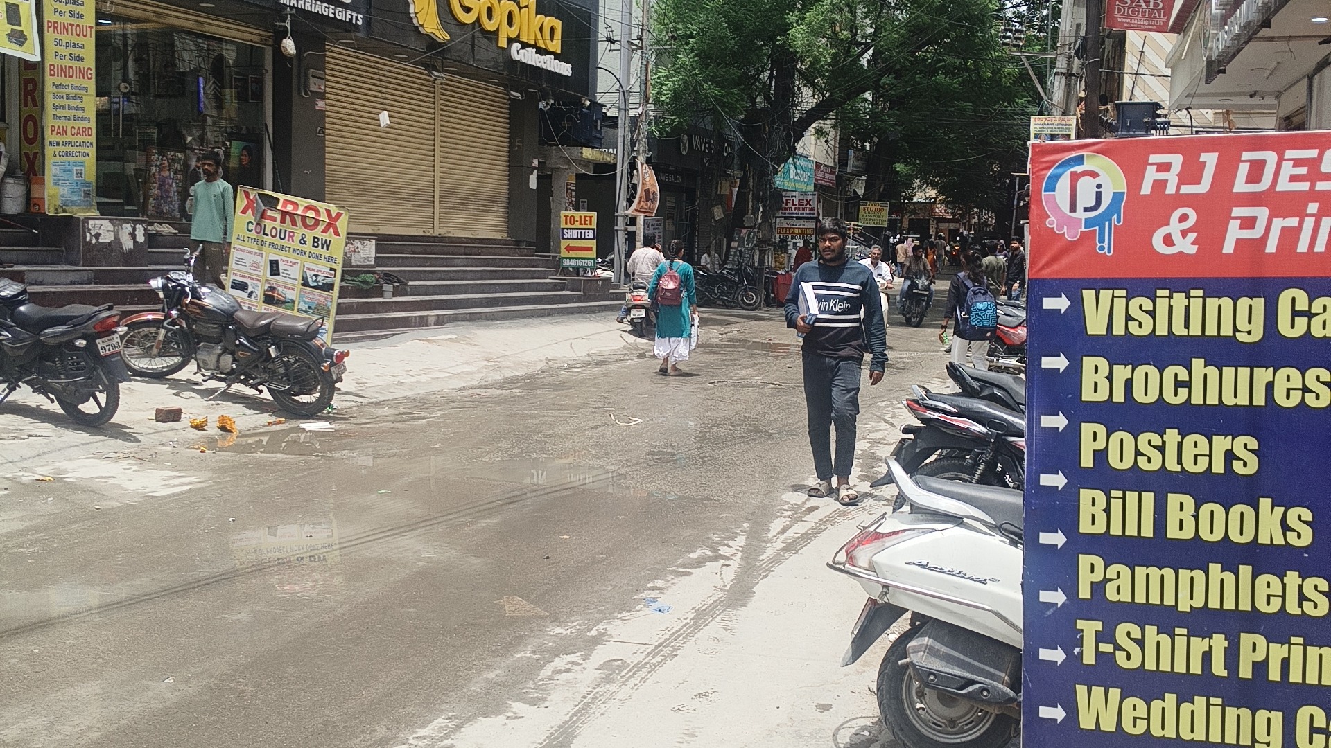 CCTV installation proof in Dsnr Hyderabad by WeSet