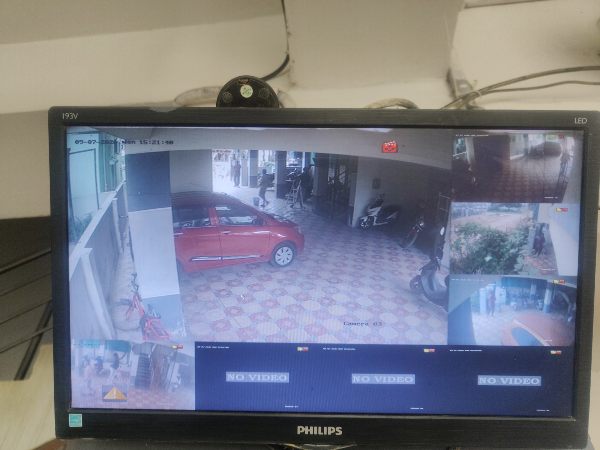 CCTV repair proof in Ameenpur Hyderabad by WeSet
