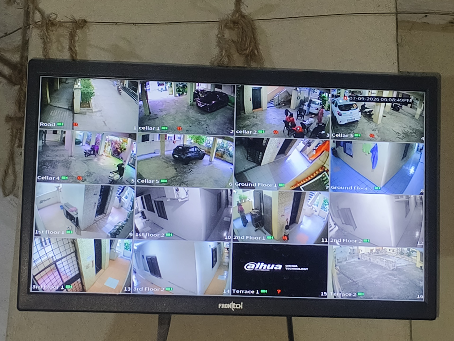 CCTV repair proof in Medipally Hyderabad by WeSet