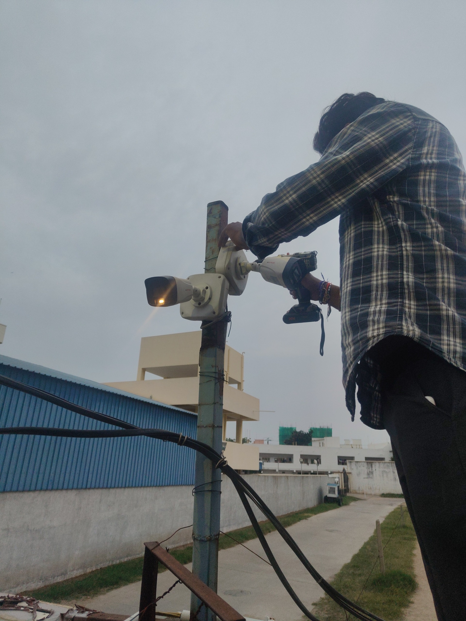 CCTV repair proof in Nagole Hyderabad by WeSet