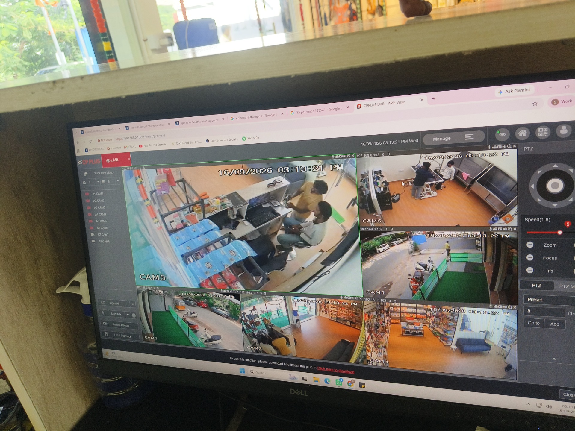 CCTV repair proof in Manikonda Hyderabad by WeSet