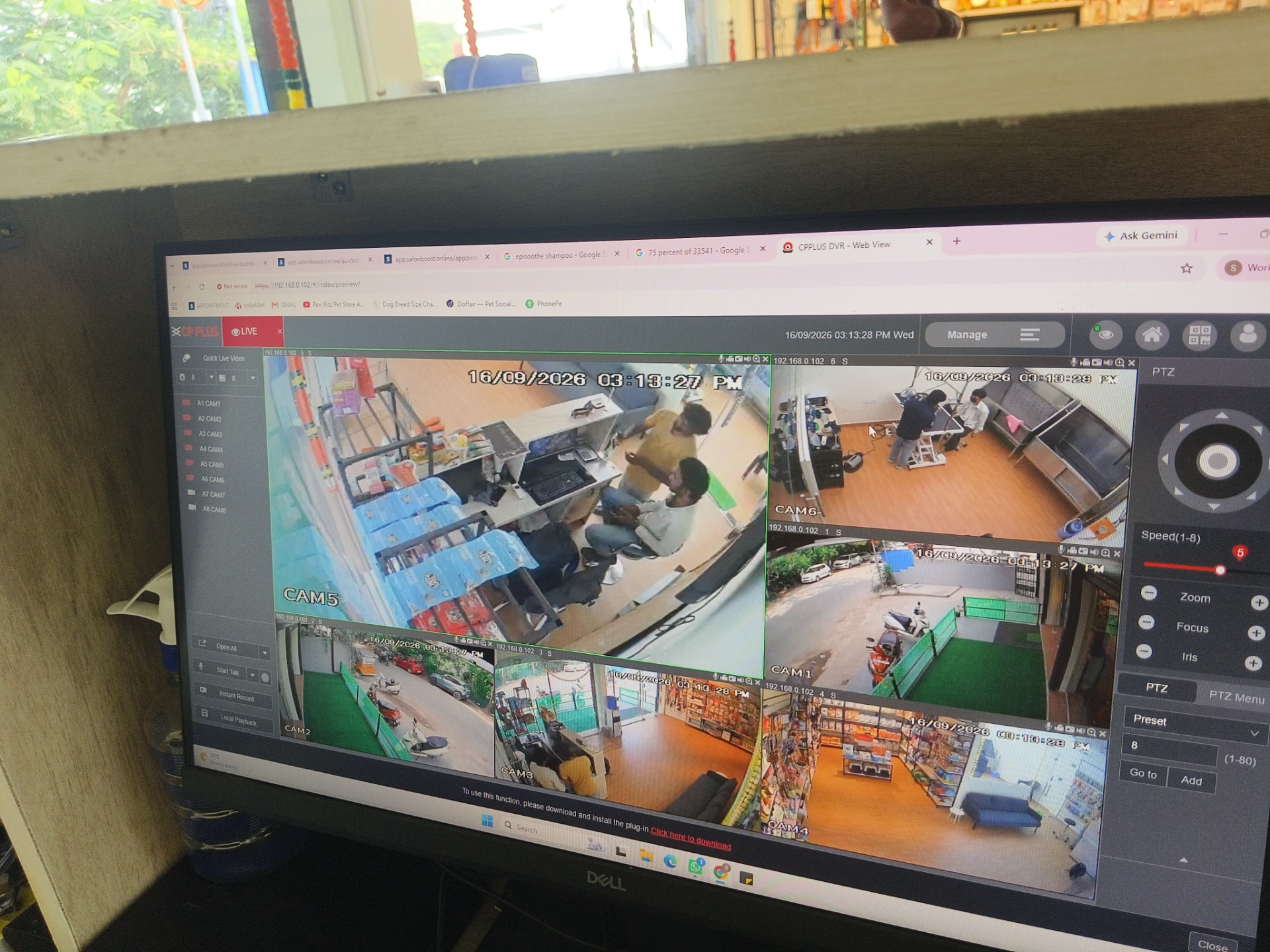 CCTV repair proof in Manikonda Hyderabad by WeSet