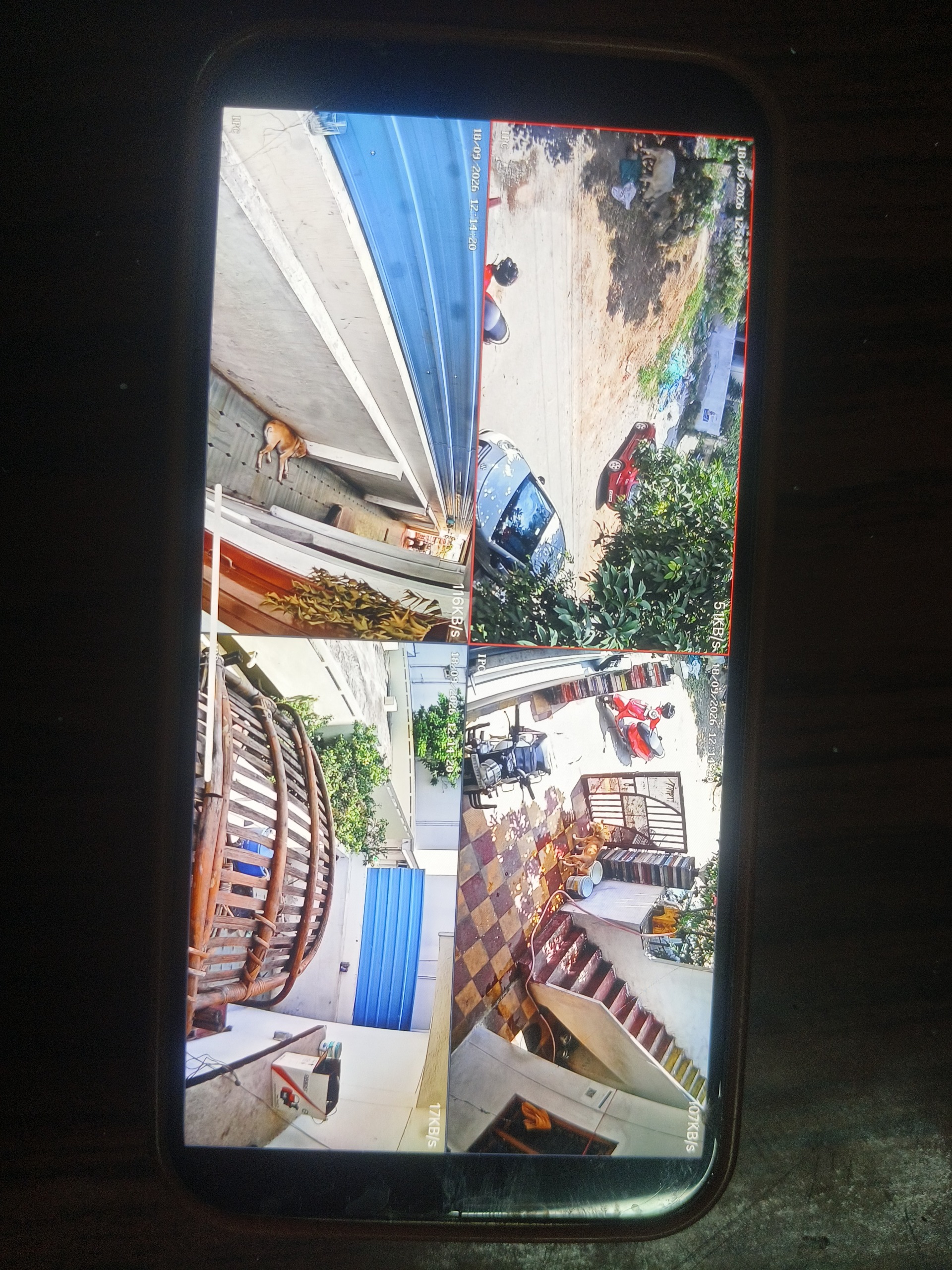 CCTV repair proof in Hayath Nagar Hyderabad by WeSet