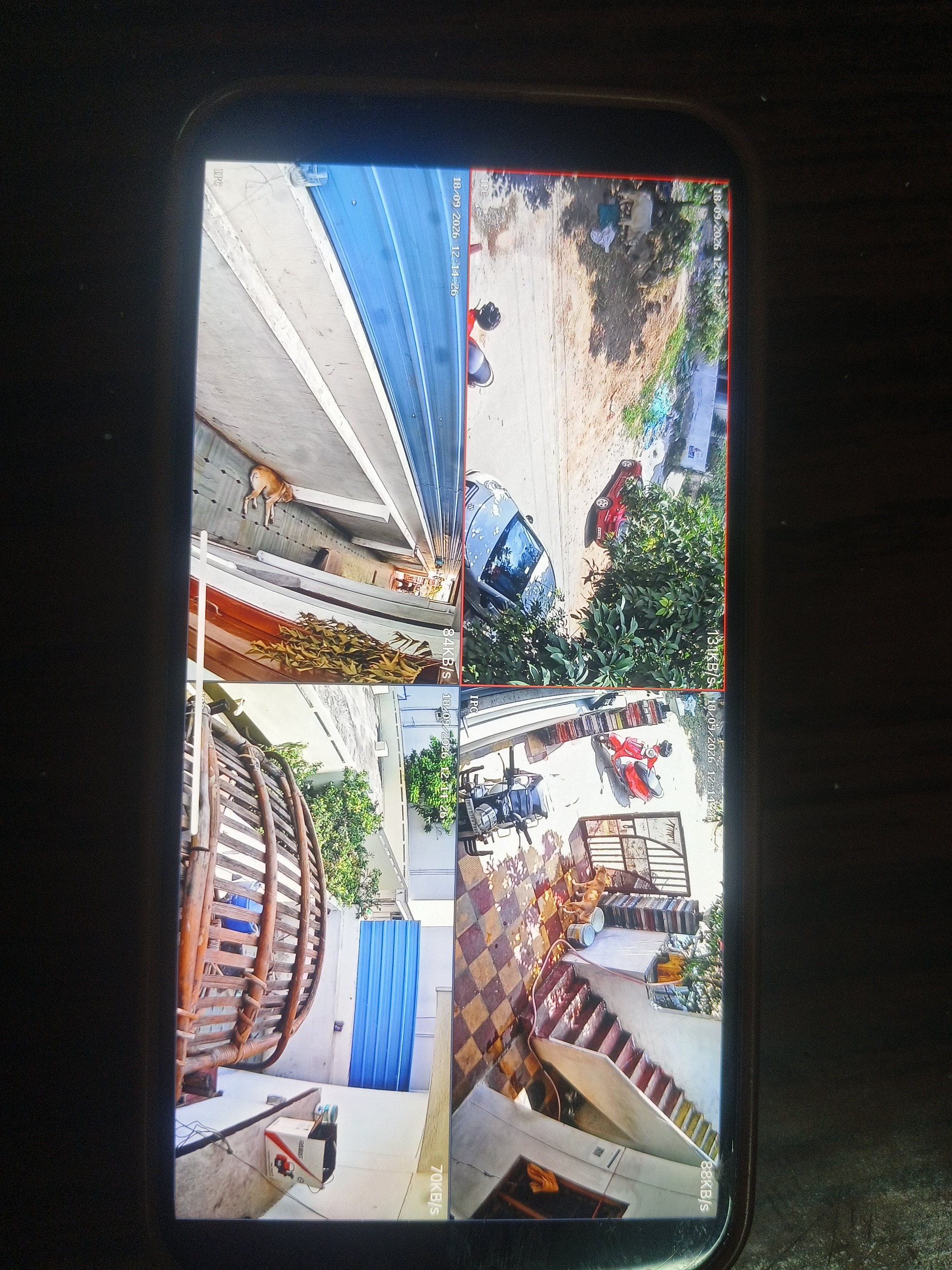 CCTV repair proof in Hayath Nagar Hyderabad by WeSet