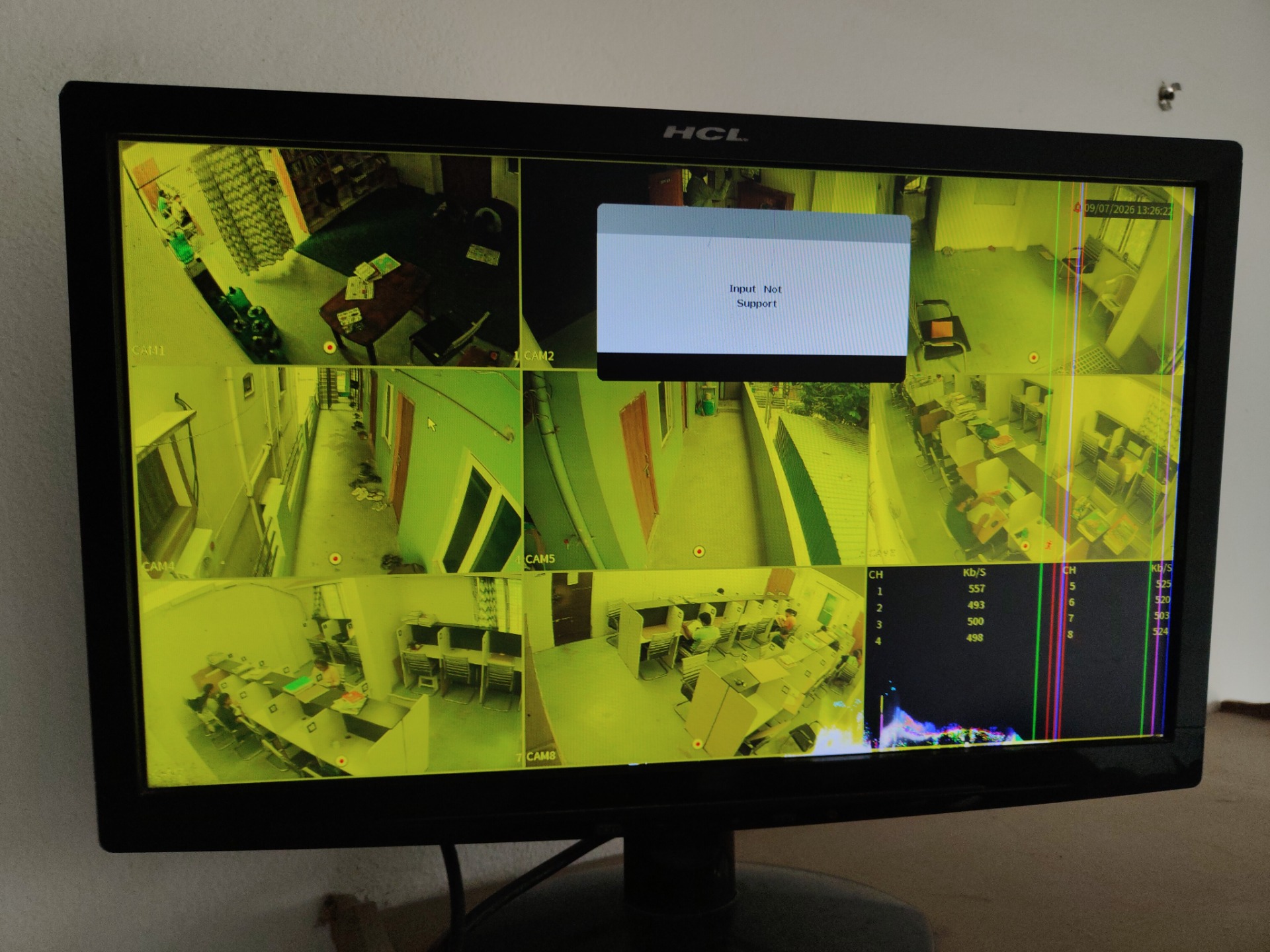 CCTV Repair completed in uppal