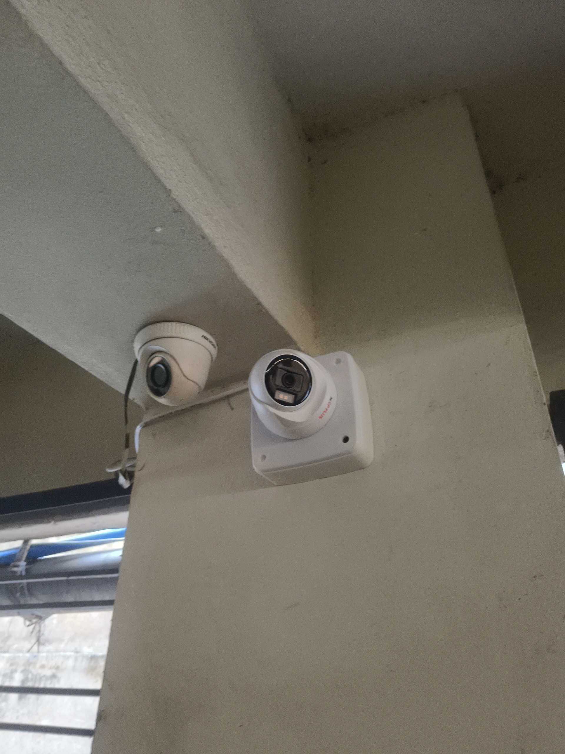 CCTV installation proof in Madinaguda Hyderabad by WeSet with CP Plus