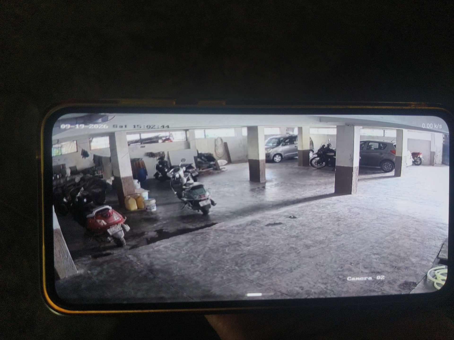 CCTV installation proof in Madinaguda Hyderabad by WeSet with CP Plus