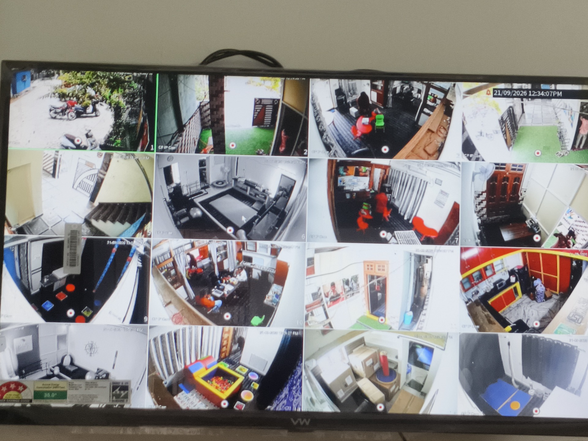 wireless/WiFi CCTV camera installation proof in Nagole Bandlaguda Hyderabad by WeSet with CP Plus / D-Link