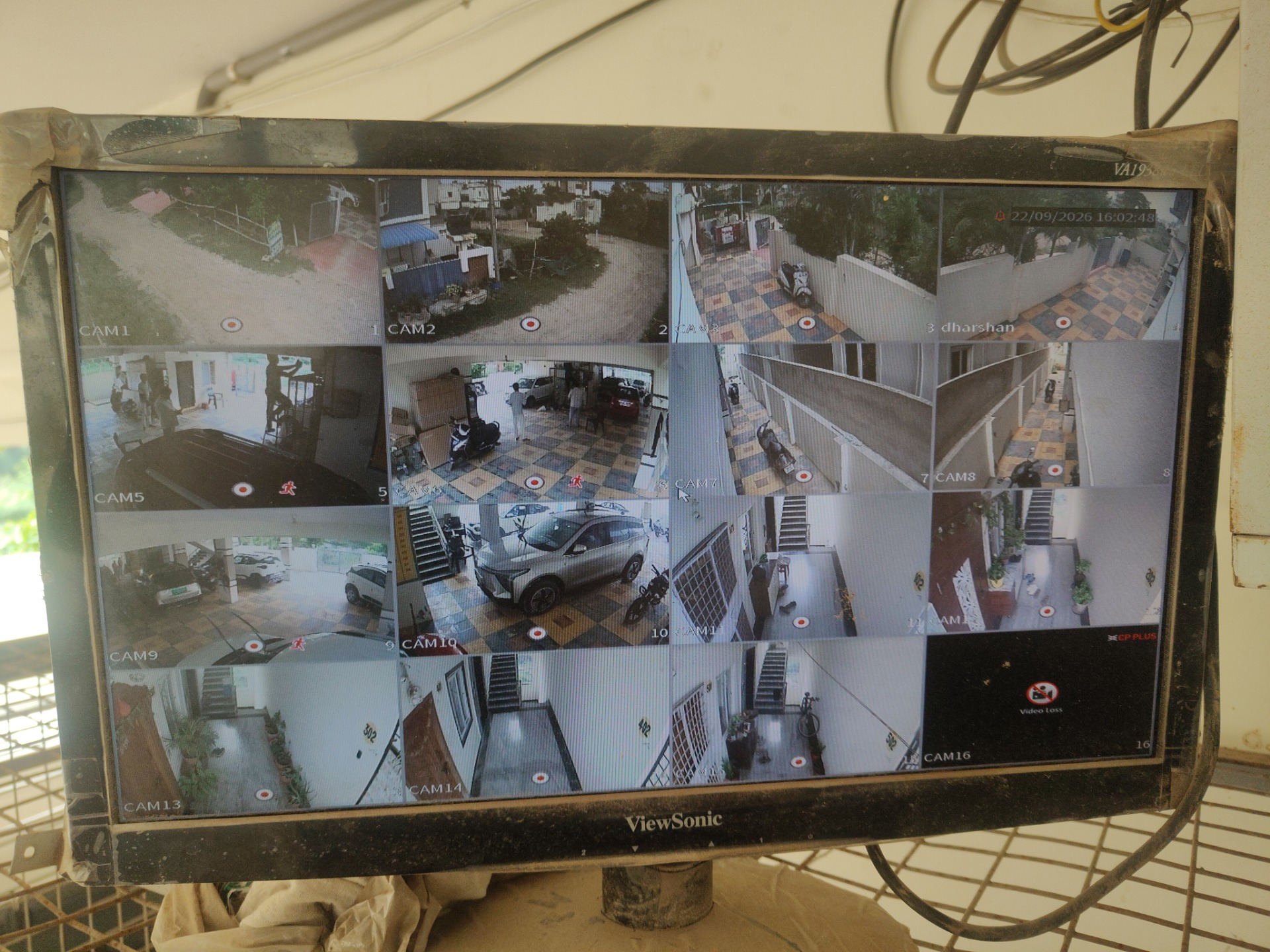 CCTV repair proof in Hayath Nagar Hyderabad by WeSet