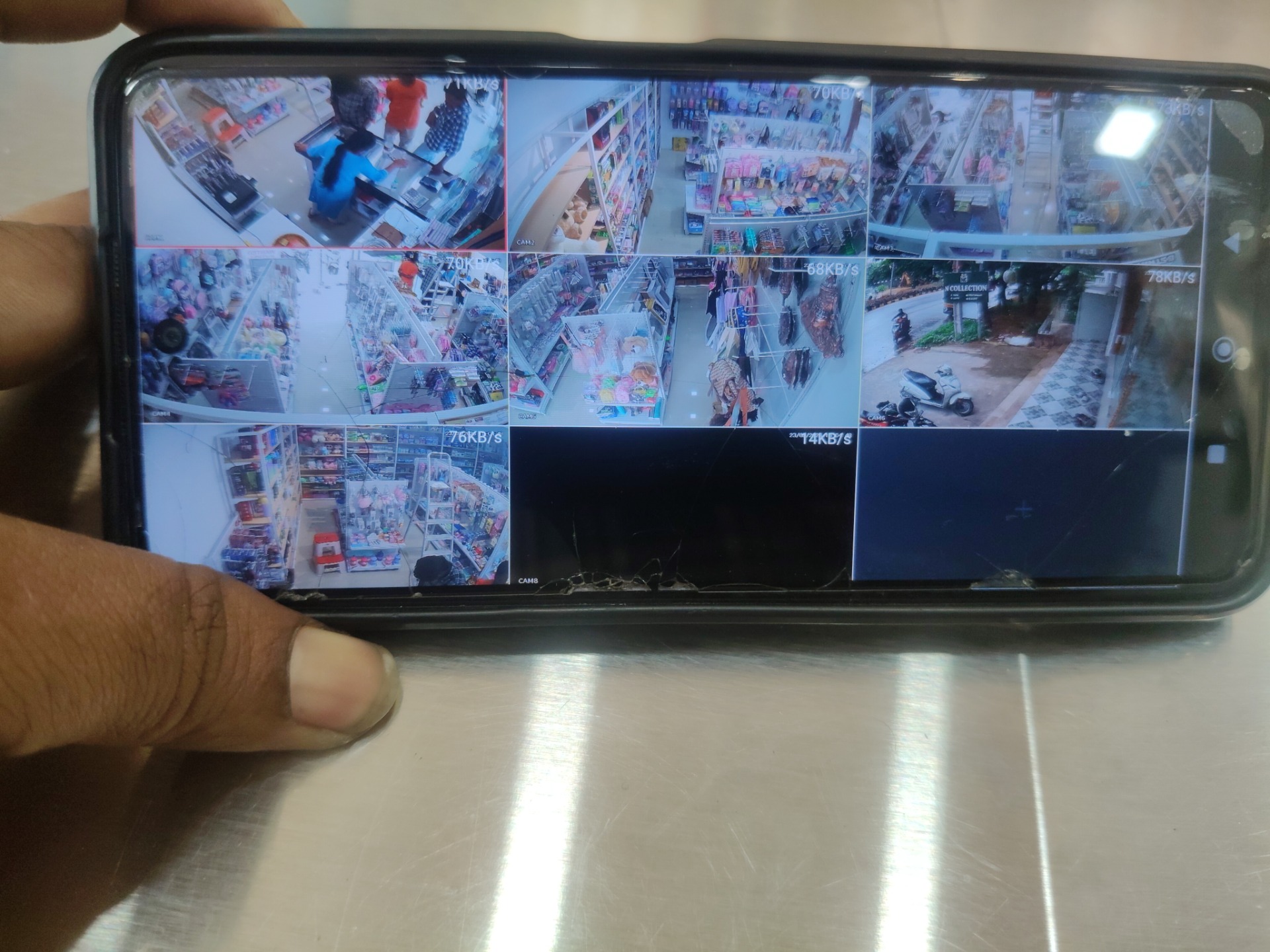 CCTV repair proof in Chanda Nagar Hyderabad by WeSet