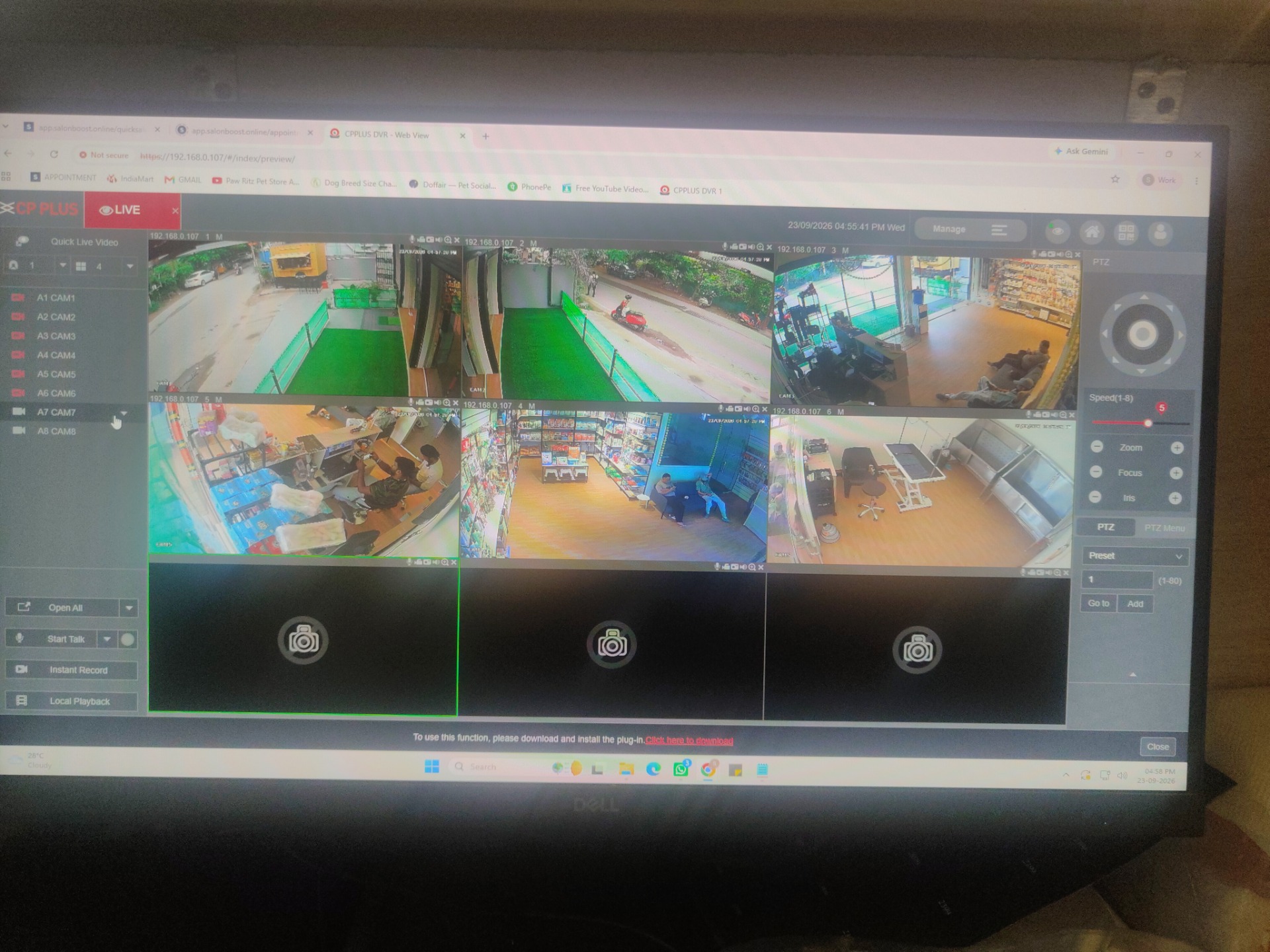 CCTV repair proof in Manikonda Hyderabad by WeSet