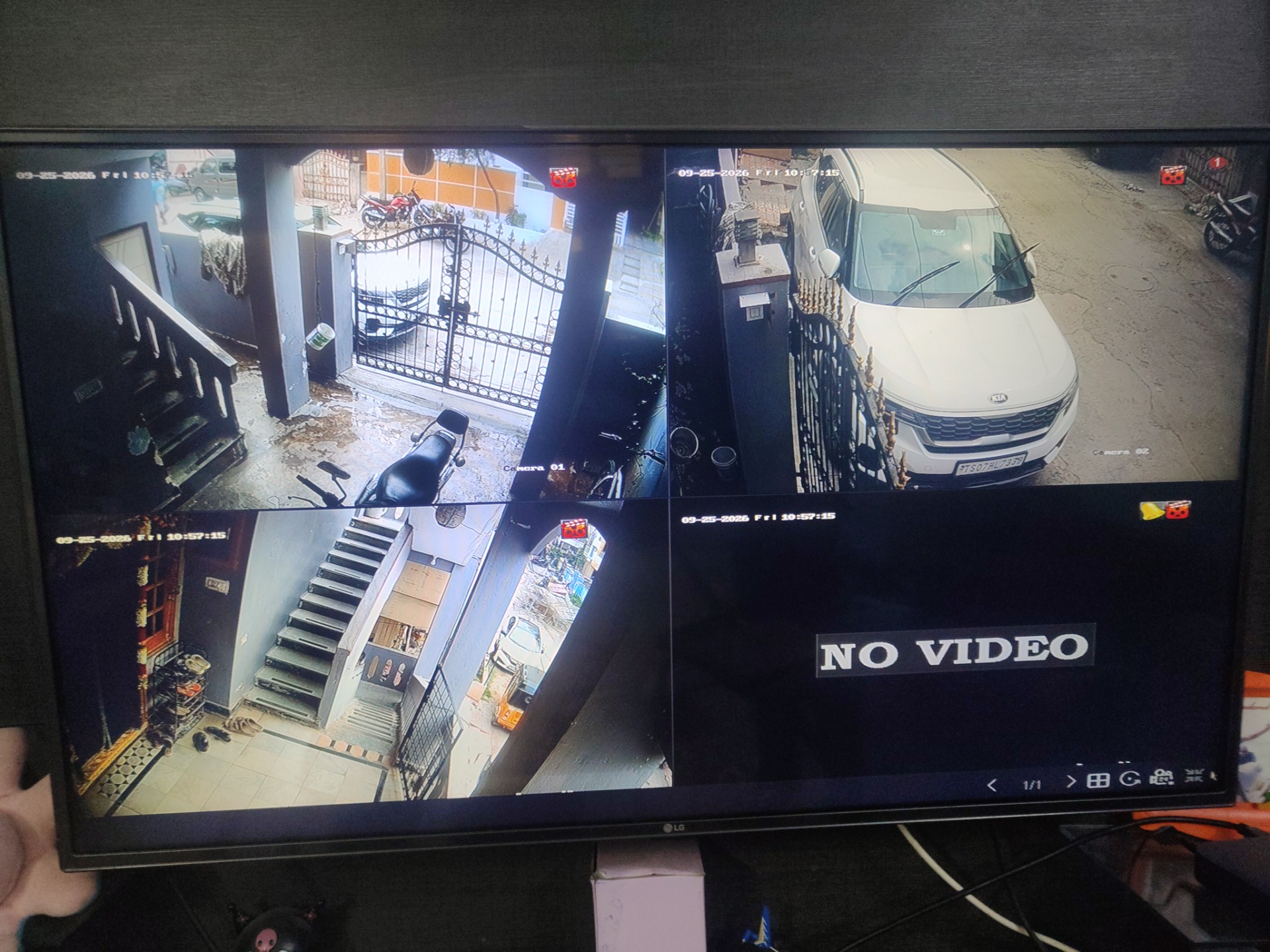CCTV repair proof in Chanakyapuri Hyderabad by WeSet