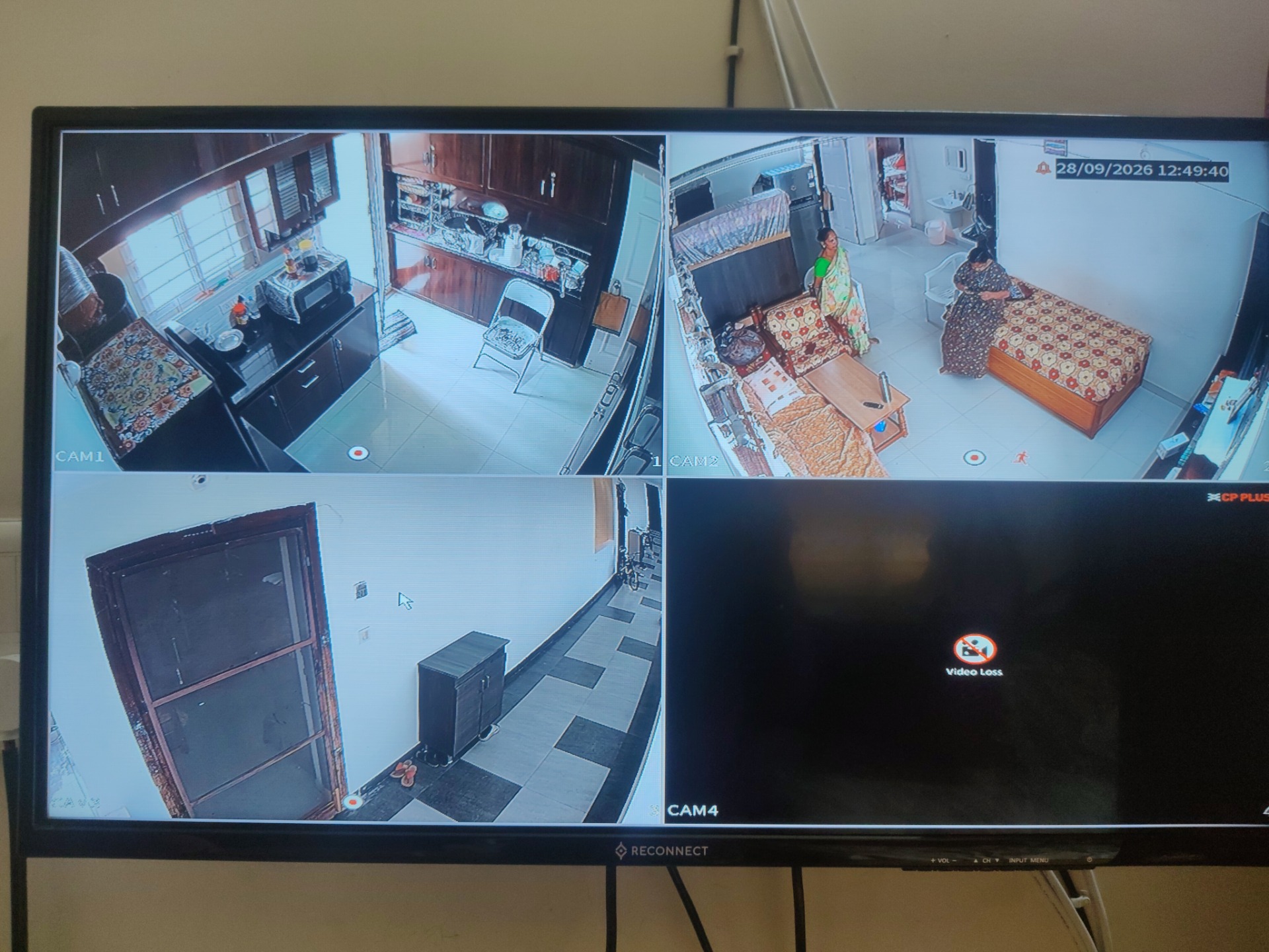 CCTV installation proof in Attapur Hyderabad by WeSet with CP Plus