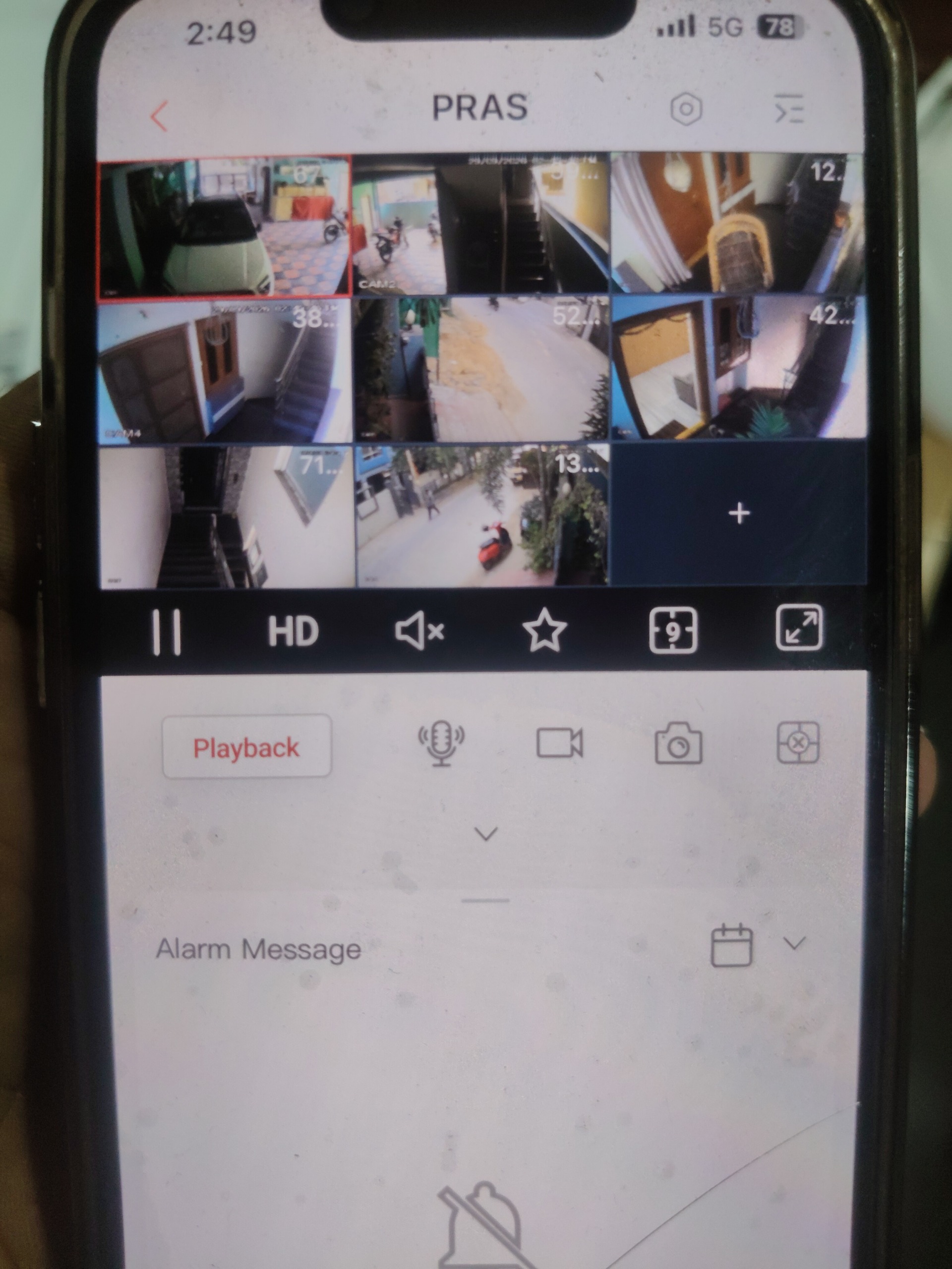 CCTV repair proof in Panjagutta Hyderabad by WeSet