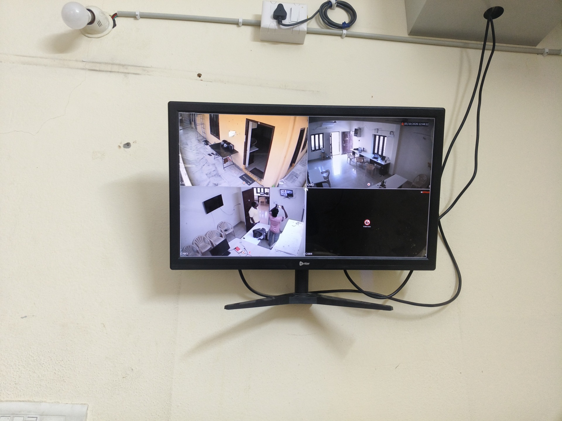 CCTV repair proof in Kothapet Hyderabad by WeSet