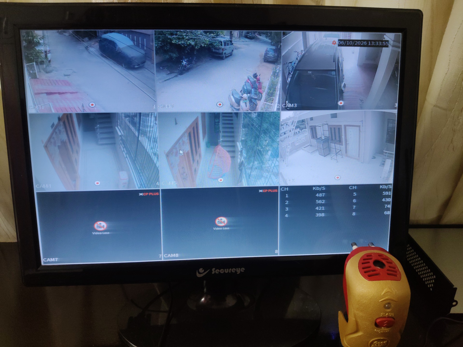CCTV repair proof in Kothapet Hyderabad by WeSet